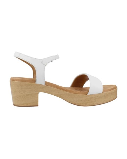 Unisa White Elegant High Heel Sandalen