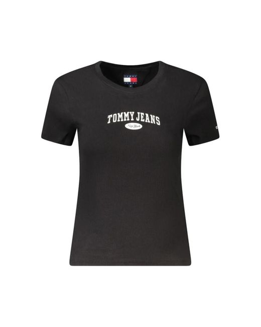 T-Shirts di Tommy Hilfiger in Black