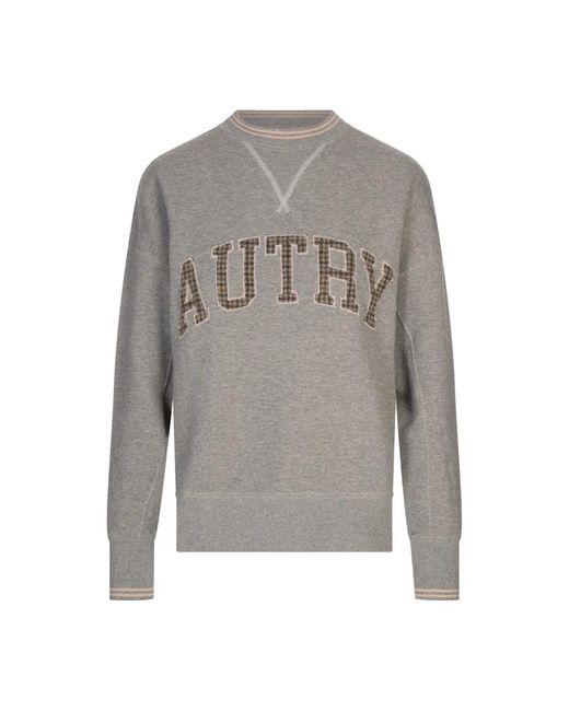 Autry Gray Grauer Baumwollpullover Für Frauen