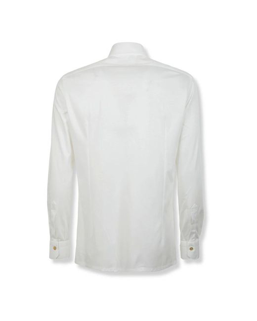 Kiton White Formal Shirts for men