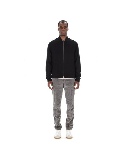 Herno Jassen ,Zwart ,Wol Zwarte Wol Baseball Bomber Jas in het Black voor heren