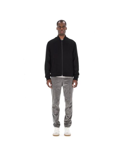 Herno Jassen ,Zwart ,Wol Zwarte Wol Baseball Bomber Jas in het Black voor heren