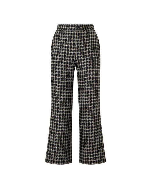 Alberta Ferretti Gray Wide Trousers