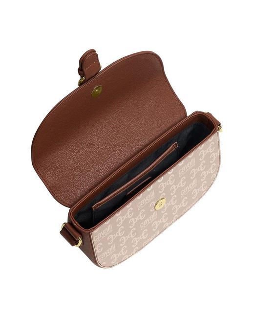 Roberto Cavalli Brown Cross Body Bags