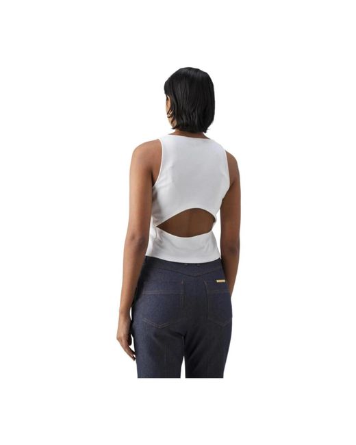 Calvin Klein Blue Sleeveless Tops
