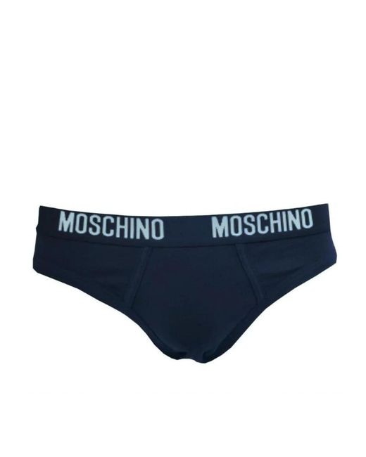 Bottoms Moschino pour homme en coloris Blue
