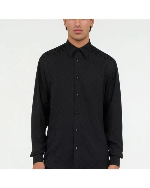 Roberto Cavalli Black Casual Shirts for men