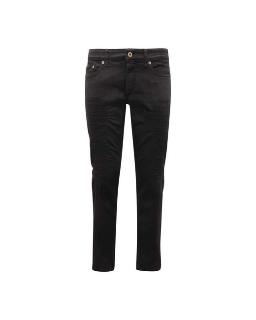 Dondup Black Slim Fit Jeans