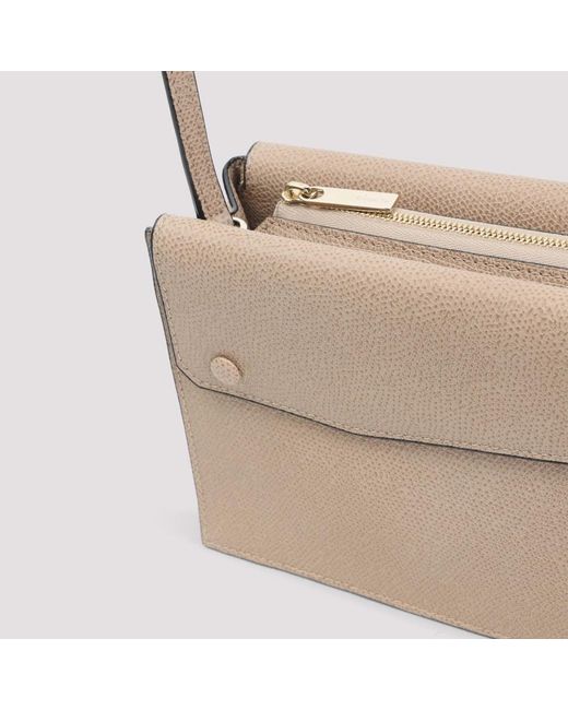 Valextra Natural Shoulder Bags