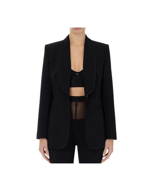 Elisabetta Franchi Black Blazers