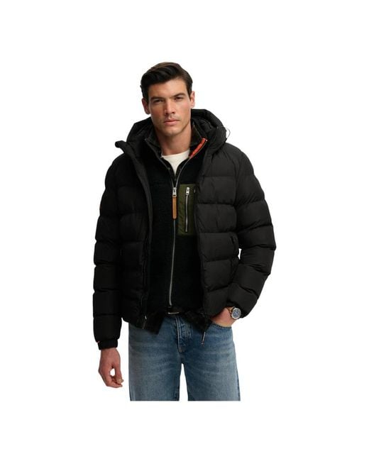 Winter Jackets Superdry pour homme en coloris Black