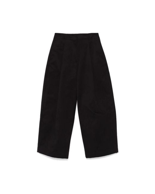 Studio Nicholson Black Cropped Trousers