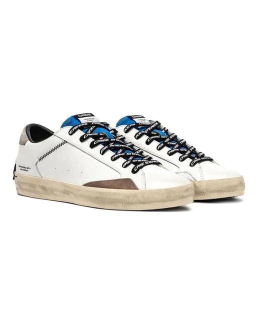 Crime London Sneakers in het White voor heren