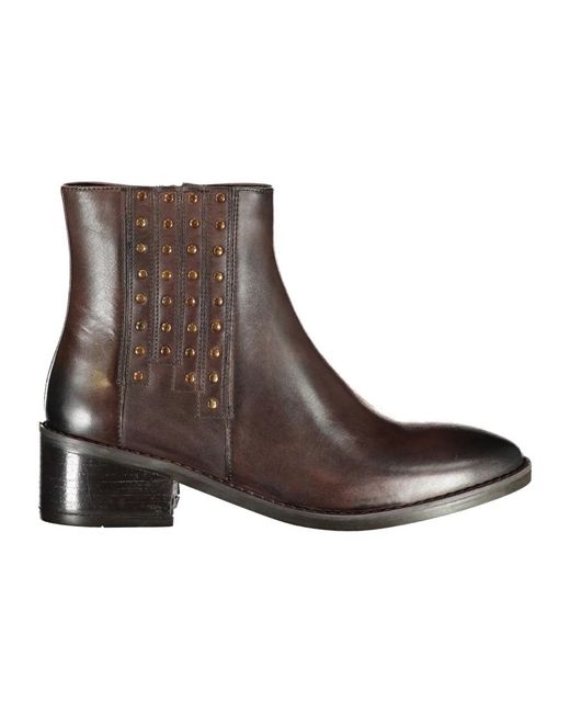 CafeNoir Brown Ankle Boot