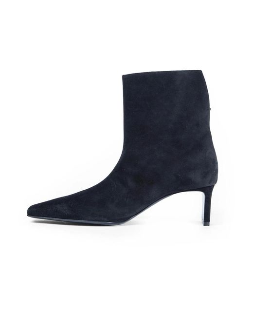 Khaite Blue Heeled Boots