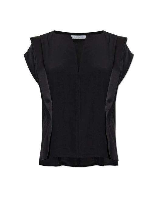 Max Mara Abete Top in het Black