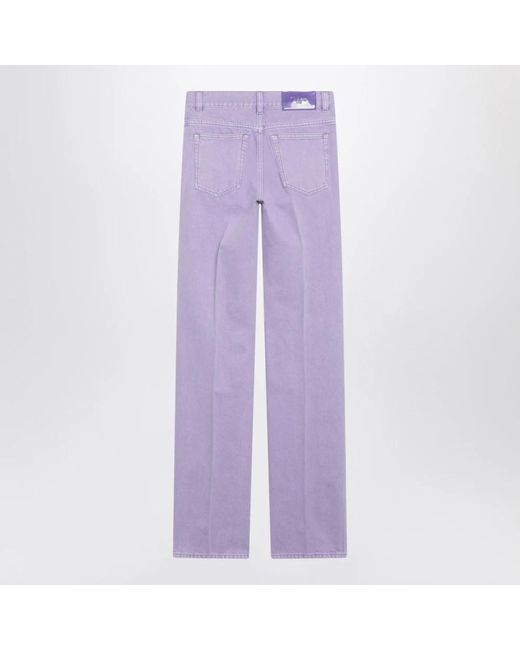 Chloé Purple Straight Fit Jeans