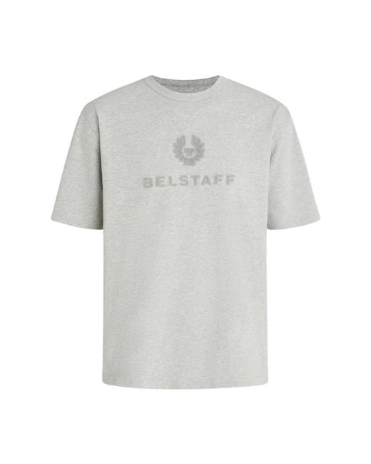 Belstaff Varsity t-shirt in heather grey in Gray für Herren
