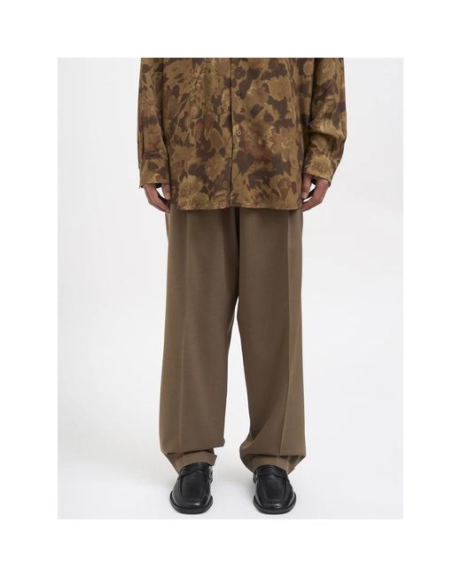 Magliano Green Wide Trousers for men