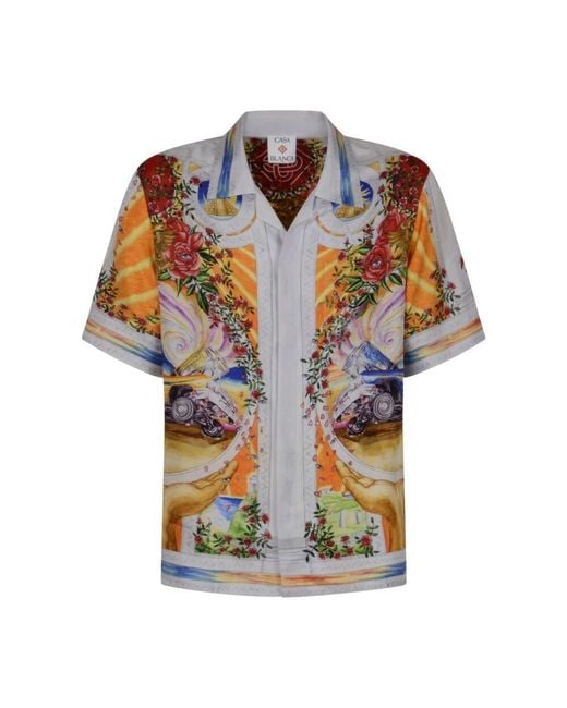 Casablanca Multicolor Short Sleeve Shirts for men