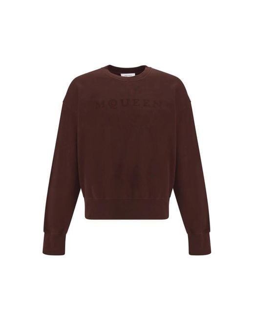 Alexander McQueen Brown Sweatshirts for men