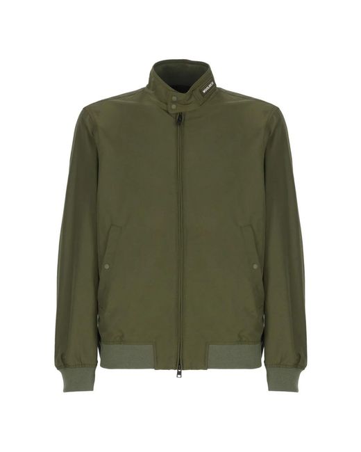 Woolrich Jassen ,Groen ,Katoen Groene Katoenmix Bomberjack in het Green voor heren