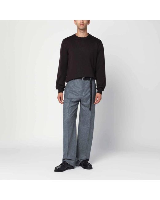 Roberto Collina Black Round-Neck Knitwear for men