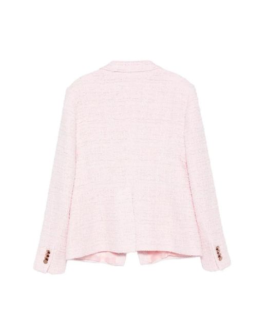 Tagliatore Pink Tweed Jackets