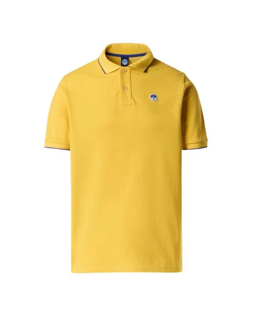 North Sails Yellow Polo Shirts for men