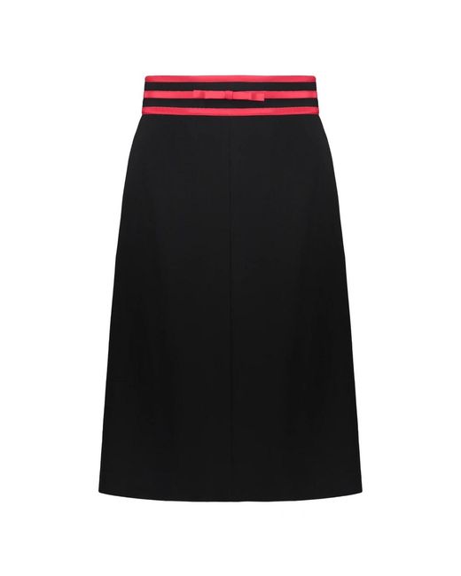 RED Valentino Black Short Skirts