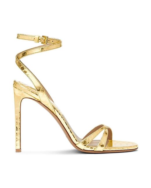 Michael Kors Metallic High Heel Sandals