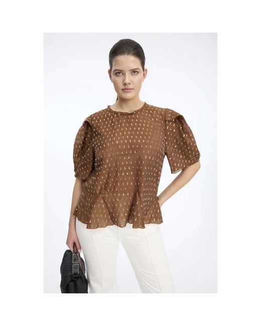 Blouses Munthe en coloris Brown