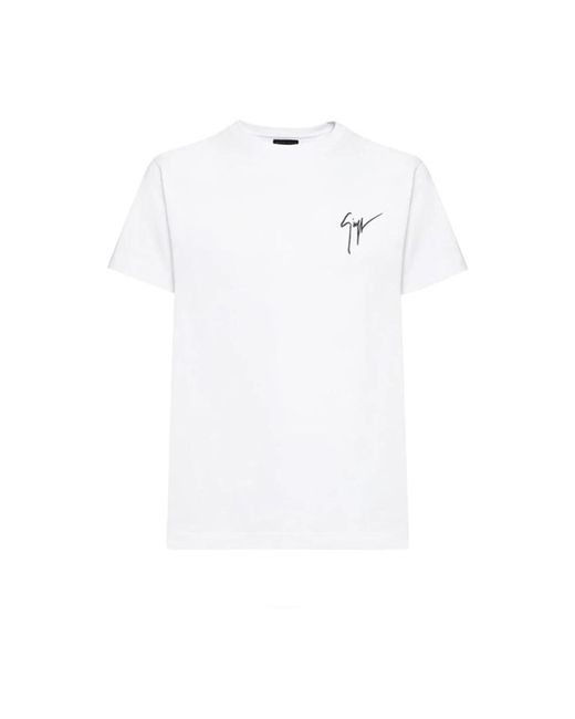 Giuseppe Zanotti White T-Shirts for men