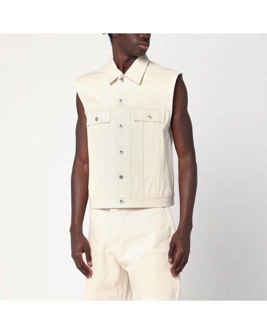 Rick Owens White Vests for men
