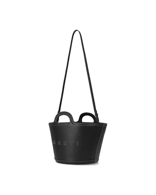 Marni Black Bucket Bags