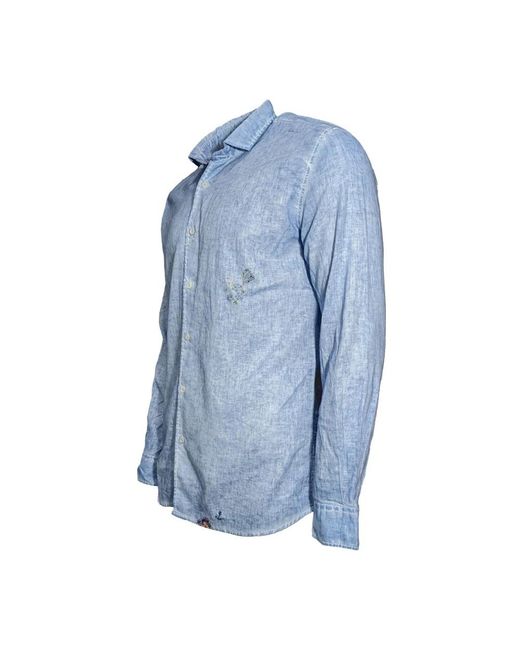 Bob Blue Casual Shirts for men