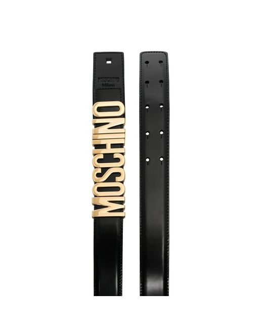 Moschino Black Belts