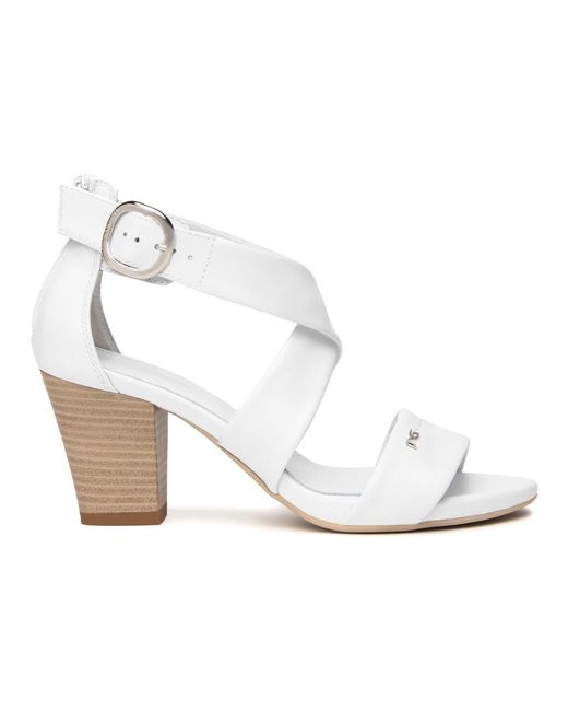 Nero Giardini White High Heel Sandals