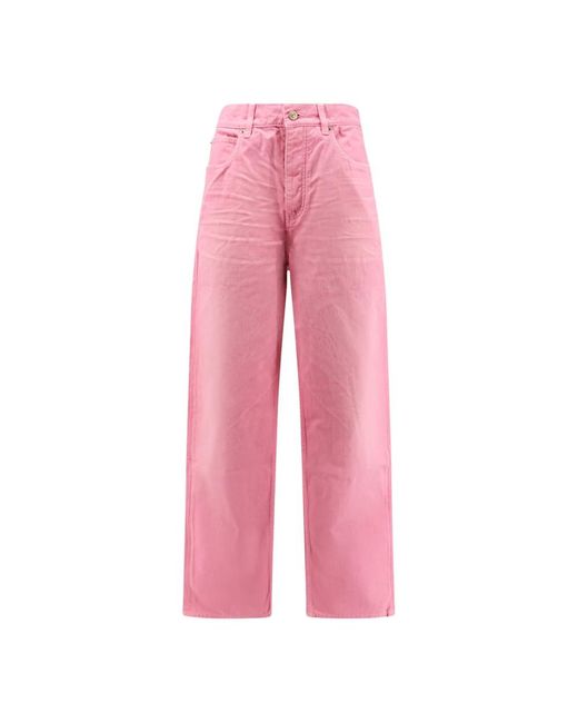 Balenciaga Pink Straight Fit Jeans