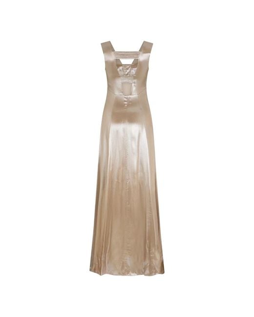 Peserico Natural Maxi Dresses