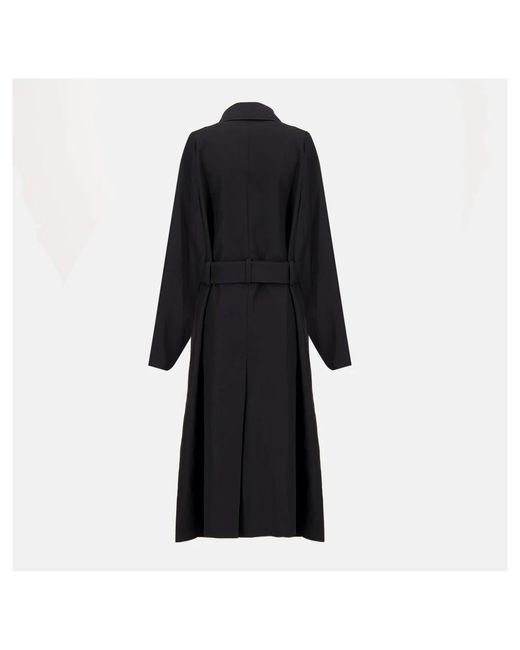 Saint Laurent Black Single-Breasted Coats
