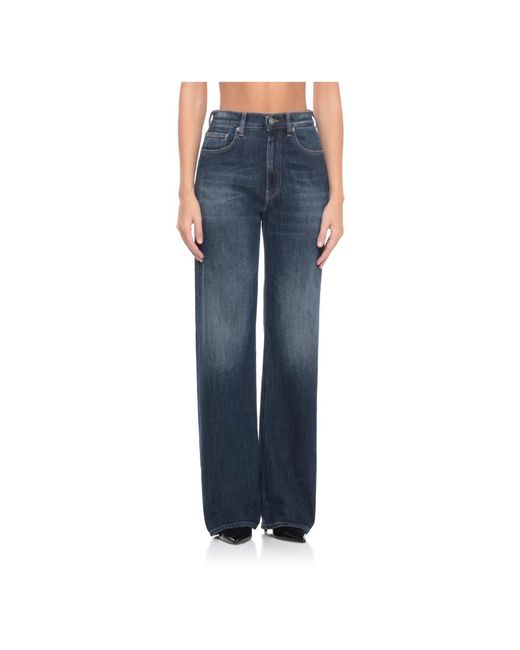 Dondup Blue Bootcut Jeans