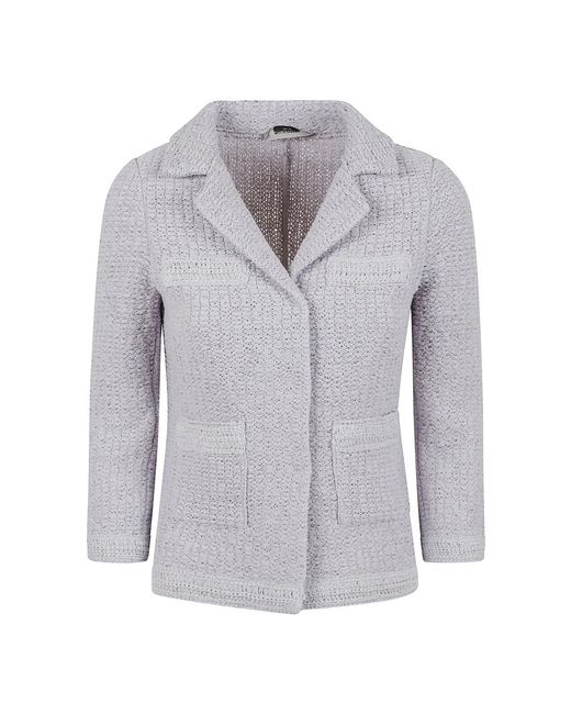 Charlott Gray Graue Jacke Für Frauen Stylische Passform
