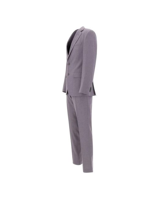 Boss Gray Single Breasted Suits for men