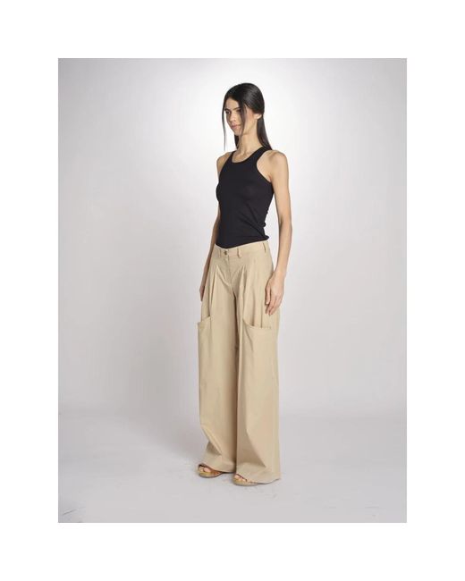 Jejia Natural Wide Trousers