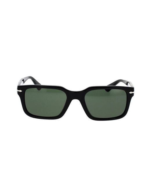 Persol Black Mutige und raffinierte sonnenbrille mit originalfarben