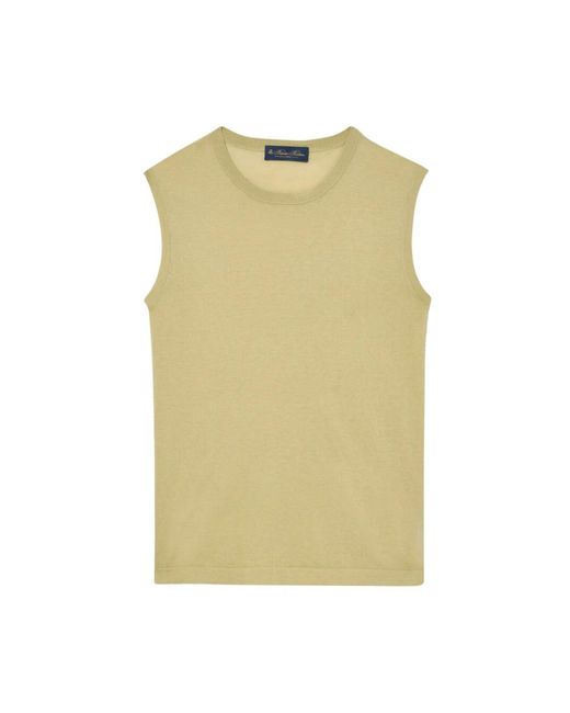 Brooks Brothers Natural Sleeveless Tops