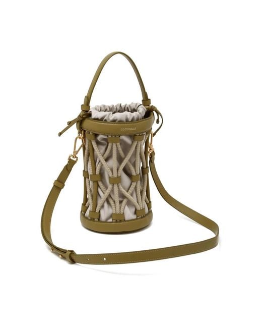 Coccinelle Green Bucket Bags