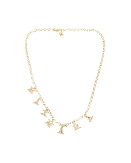 Necklaces Max Mara de color Metallic