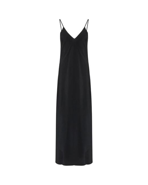 MM6 by Maison Margiela Black Maxi Dresses